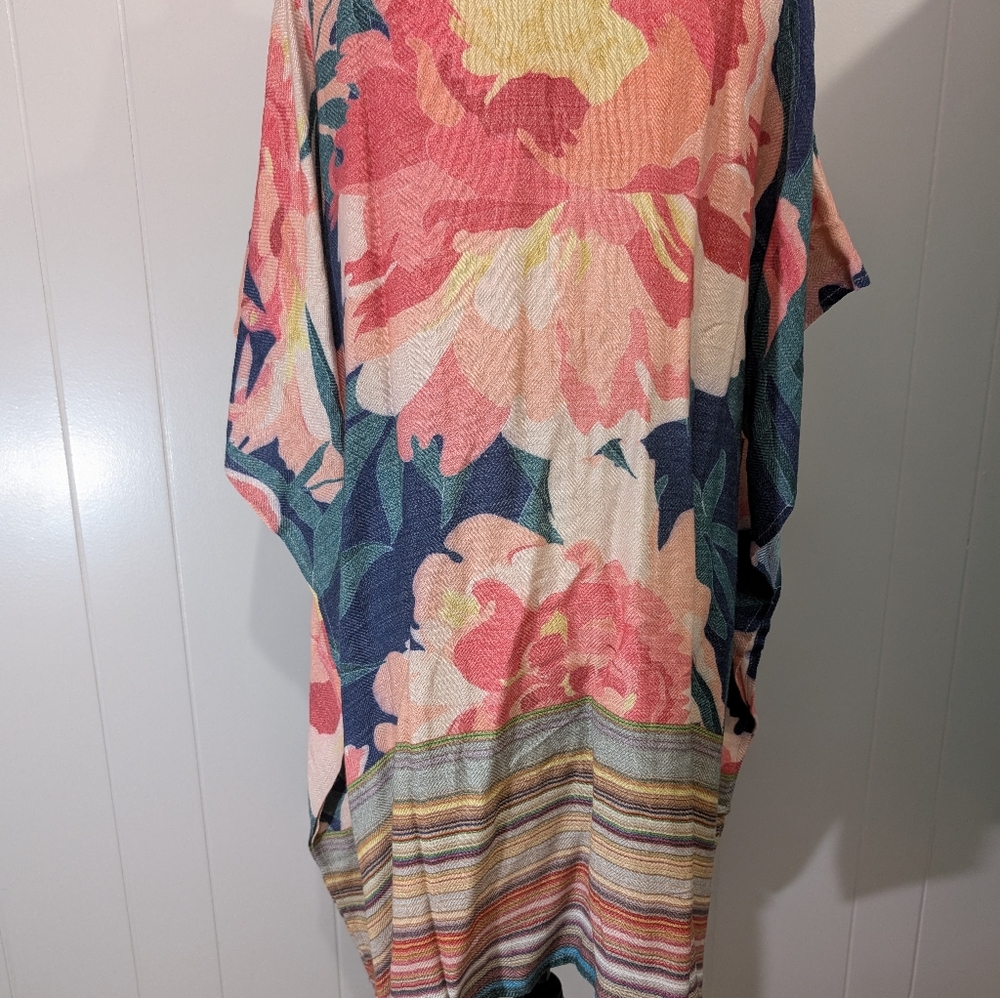 Anthropologie Bl-nk London Allison Striped Kimono One Size - Picture 6 of 9